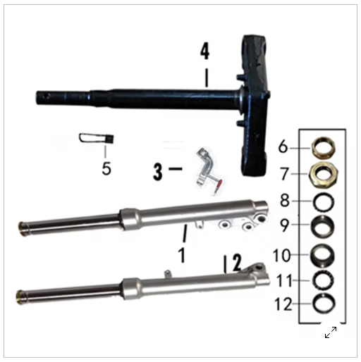 TB-F10 B14 - Regulator/Mutter