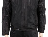 Sceed Jacke, Mesh mit Protektoren, Gr. XL, schwarz, Textil, zert. Schulter und Ellbogen Protektoren, Crash Foam im Rücken, 3 Außentaschen, 2 Innentaschen, Sommerjacke