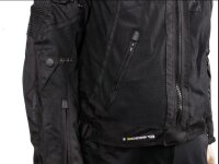 Sceed Jacke, Mesh mit Protektoren, Gr. XL, schwarz, Textil, zert. Schulter und Ellbogen Protektoren, Crash Foam im Rücken, 3 Außentaschen, 2 Innentaschen, Sommerjacke