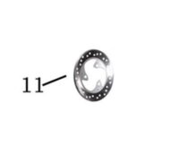 F10 B0511/ Vordere originale Bremsscheibe 190mm für...
