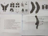 4343+A853/ Silence S01 Windschild hoch, Farbe transparent, inkl. Montageset für S01/MO, H=710mm x B=400mm, 3mm