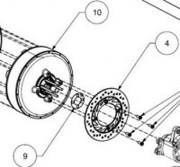 64313-10 Silence S01/ Seat Mo Hintere Bremsscheibe (nicht...