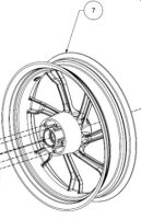 53021-10 Original 15" Silence S01 Vorderradfelge...