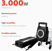 Silence S01 Batterie Wechselrichter 48V DC, bis 6000W...