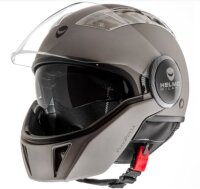 Der neuartige FuoriRotta Full Jethelm, Größe. XL, Norm: ECE 22.05, Farbe anthrazit, Pinlock und Bluetooth Vorbereitung, inkl. Sonnenvisier