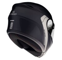 Klapphelm Storm SV mit integrierter Sonnenblende und großem Visier - kratzfest, Farbe titan grau matt, Gr. XL, Sicherheits Ratschenverschluß, Kinnteil hochklappbar, ECE 2205, leicht, gut belüftet